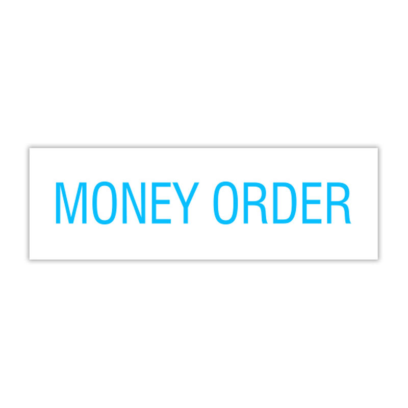 Money Order Stock Message Stamp