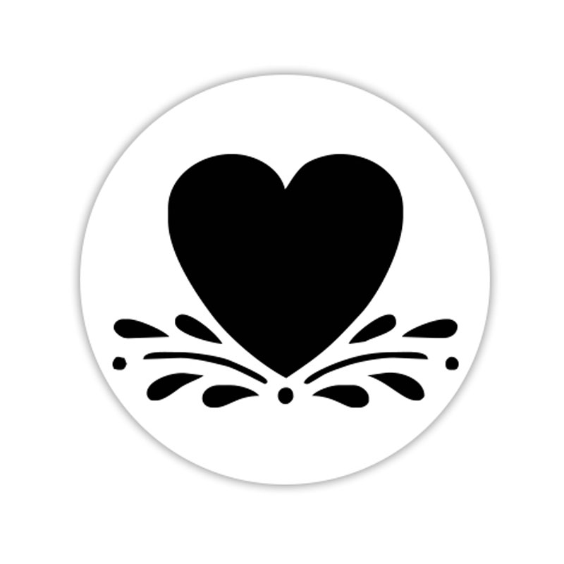 Heart with Design Self-Inking Stamp