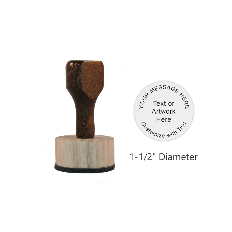 Custom Wood Handle Logo Stamp