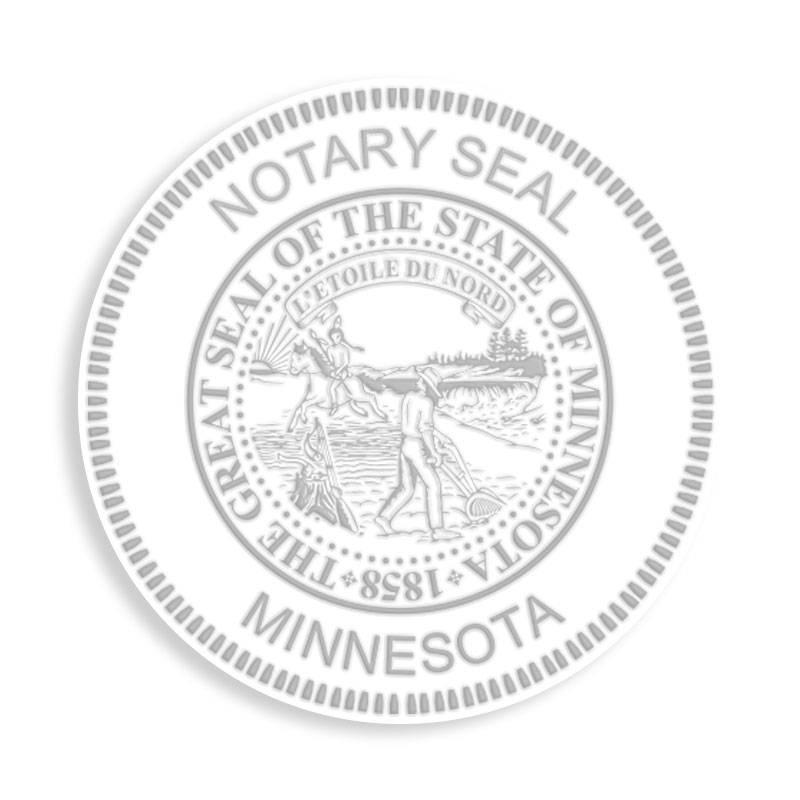 Notary Stamp Seal Ink Personalized Self Inking Stamp Custom Stamp Rubber  Stamp Self Ink Notary Stamp for State of Minnesota