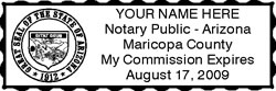 Your Notary Public Rubber Stamp Ships Free At RubberStampChamp.com