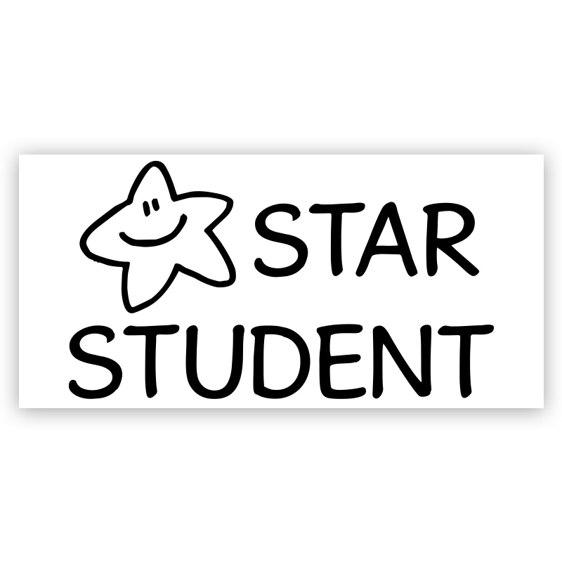 aflevering verhoging Seminarie Star Student Self-Inking Teacher Rubber Stamp | Rubber Stamp Champ