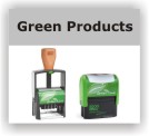 Rubber Stamps In Eco-Green From Cosco