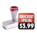 Discount Custom Rubber Stamps at Knockout Prices plus volume discounts at RubberStampChamp.com