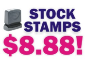 Xstamper stock message stamps for less at RubberStampchamp.com