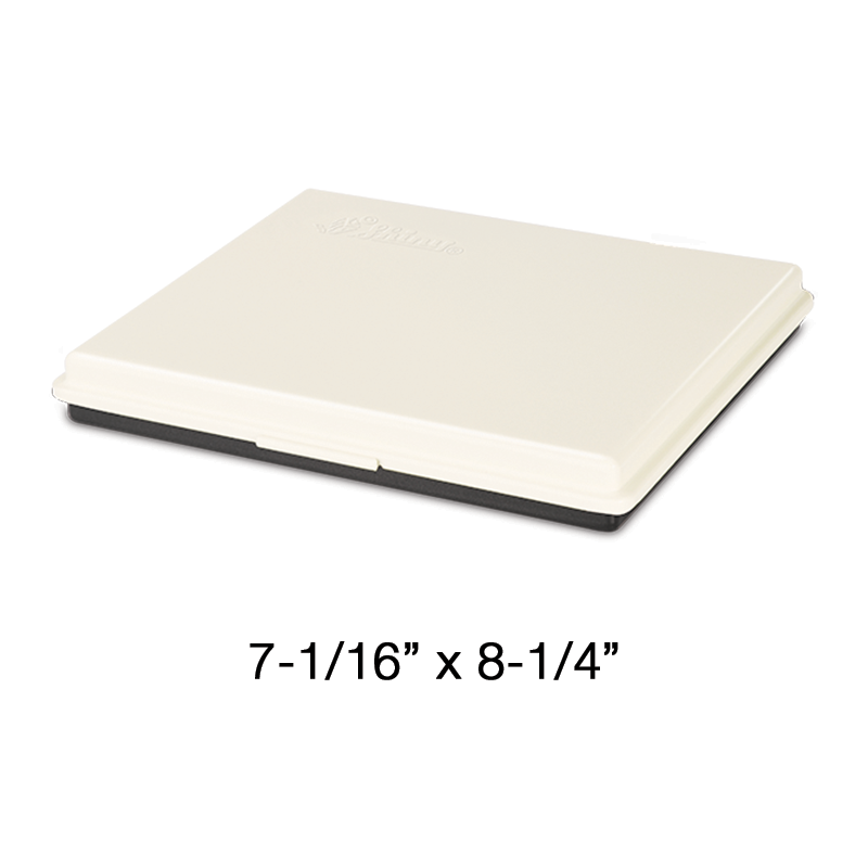 These Shiny heavy duty metal stamp pads, 7-1/16" x 8-1/4" are ideal for use w/ industrial permanent inks. Refill w/ water-based ink/waterproof ink. Orders over $60 ship free!