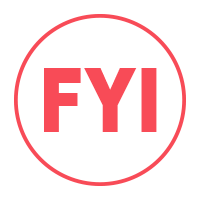 FYI pre-inked rubber stamp available in red ink with an impression size of 5/8" in diameter. Ships within 1-2 days and free shipping on orders over $100!