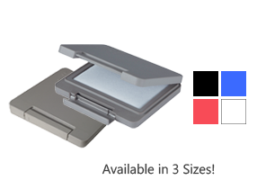 This stamp pad is great for marking parts and components. Highly resistant to most solvents. Ink dries in 20 seconds and pad locks tight for storage.