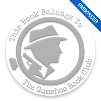 Customizable 2" round book embosser. The investigator design. Choose from four available mounts: desk, gift, pocket and extra long reach. Fast shipping.