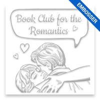 Made-to-order 2" square book embosser. Loving embrace speech bubble design. Available on the EH desk long reach. Fast shipping.