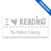 Customize this 1" x 2" rectangle book embosser. Love of reading design. 3 mount options available. Desk, gift and pocket. Fast shipping.
