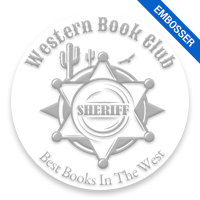 Personalized 2" round book embosser. Sheriff's badge design. 4 mount options available. Desk, gift, pocket and EX long reach. Fast shipping.