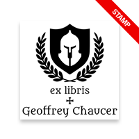 Personalize this 1-5/8" square book stamp. Ex libris shield design. 7 mount options available. Wood, self-inking and pre-inking. Fast shipping.