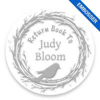 Personalized 2" round book embosser. Bird on brand border design. 4 mount options available. Desk, gift, pocket and EX long reach. Fast shipping.