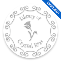 Personalize this 2" round book embosser. Scroll border w/ flower design. 4 mount options available. Desk, gift, pocket and EX long reach. Fast shipping.