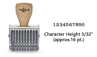 This COLOP non-self-inker 1-10 has a character height of 5/32" & includes 10 bands w/ custom options. Ink pad sold separately. Orders ship free over $100!