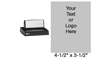 Customize 25 lines of text on this 4-1/2" x 3-1/2" stamp in one of 11 stunning ink colors! Long-lasting impressions and use. Orders over $45 ship free!