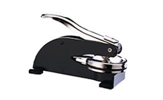 Shiny Desk Embosser, Model ED, Frame Only comes with the frame only. Orders over $100 ship free!