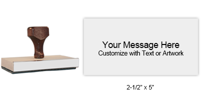 Customize up to 14 lines of text or add your B&W artwork free! Ideal for logos or product labels. Separate ink pad required. Free shipping on orders over $100!
