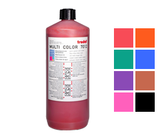 This 1 liter bottle of ink works on all Ideal, Trodat, or Shiny self-inking stamps. Water-based ink in 8 colors to choose from. Orders over $60 ship free!