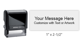 Customize up to 6 lines of text or upload artwork for free in your choice of 11 ink colors! Free shipping on orders over $100! Ships in 1-2 business days.