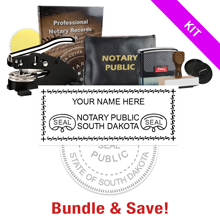 This SD notary pro kit, meets all state requirements & is available on 5 mount choices with rectangle stamp, & seven other items with options to choose from.
