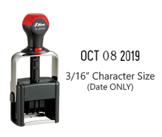 Stock date only 3/16" character height stamp with 12 years included available in 11 ink colors! Great for high volume stamping. Ships in 1-2 business days!
