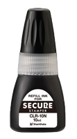 ONLY FOR SECURE STAMPER ONLY! Refill ink for the Xstamper® Secure Privacy Stamp for redacting private info on sensitive documents. Free ship on $75 or more!