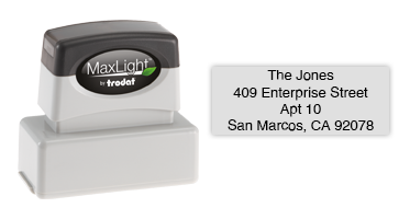 Endorse your checks with a quick and easy bank deposit pre-inked MaxLight XL-115 stamp. Customize up to 4 lines of text. Free shipping on orders over $75!