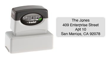 Endorse your checks with a quick and easy bank deposit pre-inked MaxLight XL-115 stamp. Customize up to 4 lines of text. Free shipping on orders over $100!