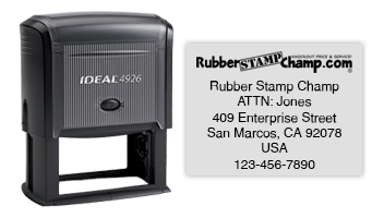 Customize up to ten lines of text with your personal information. Free shipping on orders over $100!