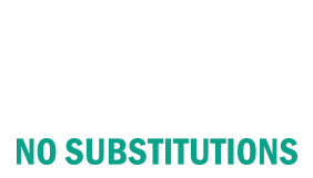 This NO SUBSTITUTIONS self-inking stock stamp can be ordered in one of 11 ink colors to suit your needs & 4 mount size options. Orders over $100 ship free!