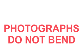 This stock stamp is self-inking and reads PHOTOGRAPHS DO NOT BEND. Buy it now in 4 different sizes & your choice of 11 ink colors. Orders over $100 ship free!