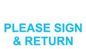 This PLEASE SIGN AND RETURN self-inking stock stamp has 5 standard and 6 premium color options and a choice of 4 impression sizes. Orders over $100 ship free!