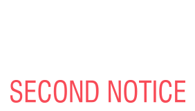 This SECOND NOTICE self-inking stock stamp is available in your choice of our 11 standard and premium ink colors and 4 mount sizes. Orders over $100 ship free!