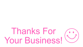 This Thanks For Your Business self-inking stock stamp now offers 4 impression sizes and allows you to choose from 11 ink colors. Orders over $100 ship free!