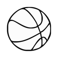 Basketball self-inking rubber stamp available in your choice of 4 stamp sizes and 11 ink colors. Re-ink with Ideal ink. Orders over $75 ship free!