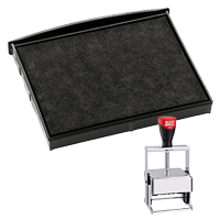 This 2 color Cosco replacement pad comes in your choice of 11 ink colors! Fits the Cosco model 3860 self-inking stamp. Orders over $45 ship free!