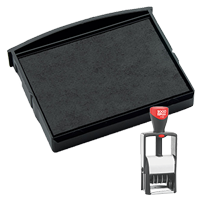 This Cosco replacement pad comes in your choice of 11 ink colors! Fits Cosco models 2160, 2360, and GL2300 self-inking stamps. Orders over $45 ship free!