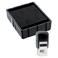 This Cosco replacement pad comes in your choice of 11 ink colors! Fits the Cosco model Q17 self-inking stamp. Orders over $45 ship free!