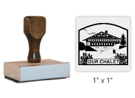 The 1" square Our Chalet Logo stamp is approved by the WAGGGS Marketing Dept. & World Centre Managers. Requires separate ink pad. Orders over $75 ship free!