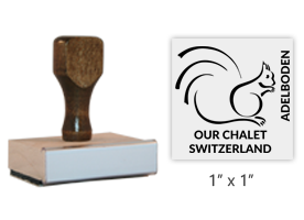 The 1" x 1" Our Chalet Squirrel stamp is approved by the WAGGGS Marketing Department & World Centre Managers. Ink pad sold separately! Free shipping over $60!
