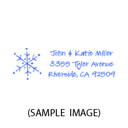 Let it snow with this custom Snowflake holiday address stamp on 6 mount options. Fast & free shipping on orders $60 and over!