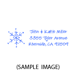 Let it snow with this custom Snowflake holiday address stamp on 6 mount options. Fast & free shipping on orders $75 and over!