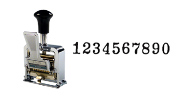 This lever-action numbering machine is made of the highest quality, is ideal for repetitive & sequential numbering. Available in 3 ink colors & long-lasting!