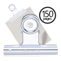 This 65mm (2.6") Large Grip Clip holds 150 pages and makes for a great organizational tool for your home or office workspace. Orders over $100 ship free!