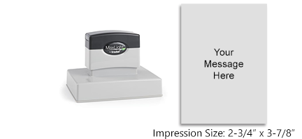 Customize this pre-inked MaxLight XL-700 with 21 lines of text or artwork, available in 5 ink colors. Free shipping on orders $100!