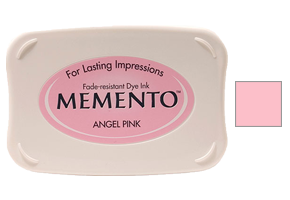 This 3-3/4" x 2-5/8" stamp ink pad comes in angel pink and is excellent for use paper crafts. Acid free and fade-resistant. Orders over $75 ship free!