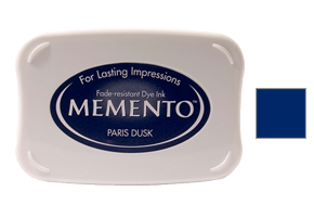 This 3-3/4" x 2-5/8" stamp ink pad comes in Paris dusk and is excellent for use paper crafts. Acid free and fade-resistant. Orders over $60 ship free!