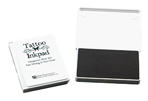 ExcelMark Ink Pad for Rubber Stamps 2-1/8 by 3-1/4 (Black Ink) - 2 Pack